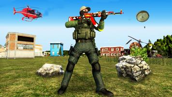 Survival Squad Battle Gun Fire Poster