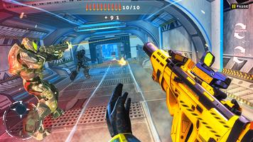 Fire game 3d - fun gun games پوسٹر