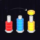 Nuts Bolts Screw, Color Sort आइकन