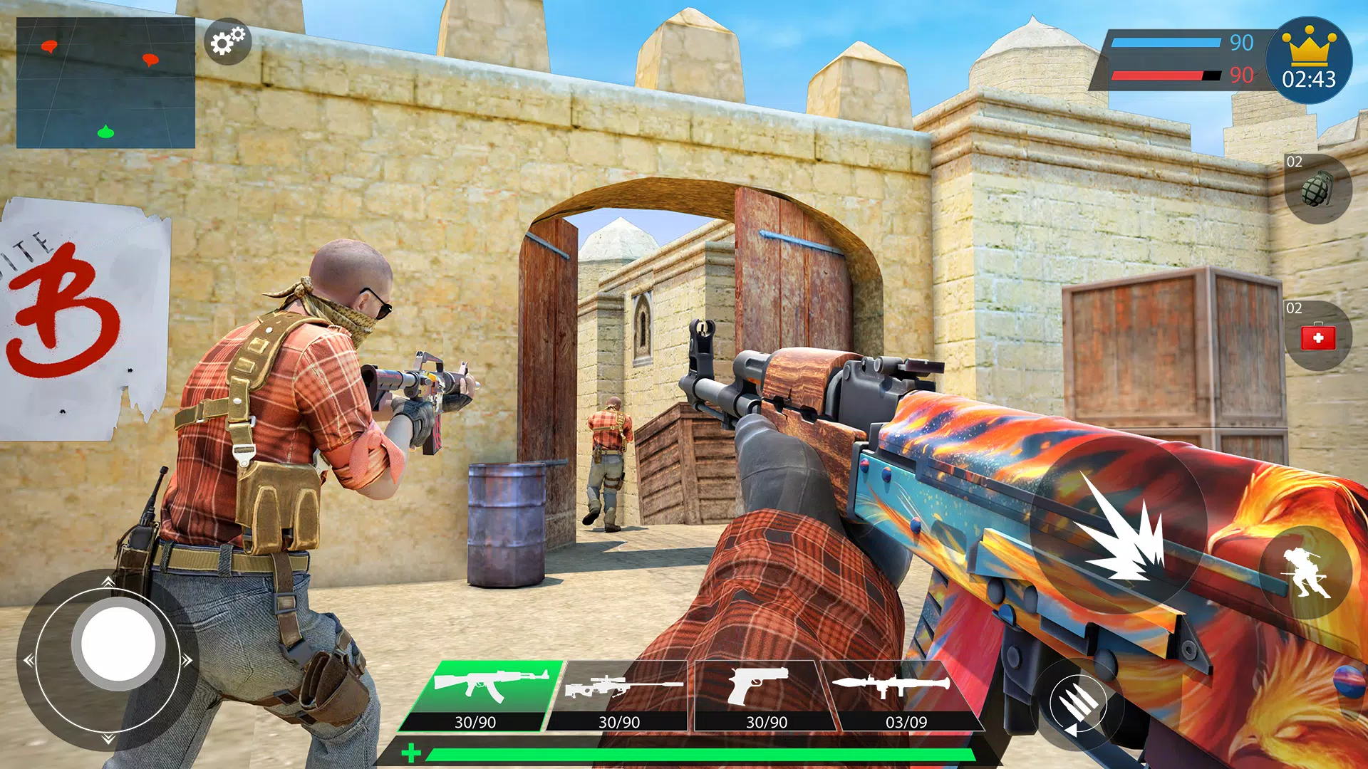 TOP 10 JOGOS DE TIRO OFFLINE PARA ANDROID E IOS +DOWNLOAD (fps offline  android) 