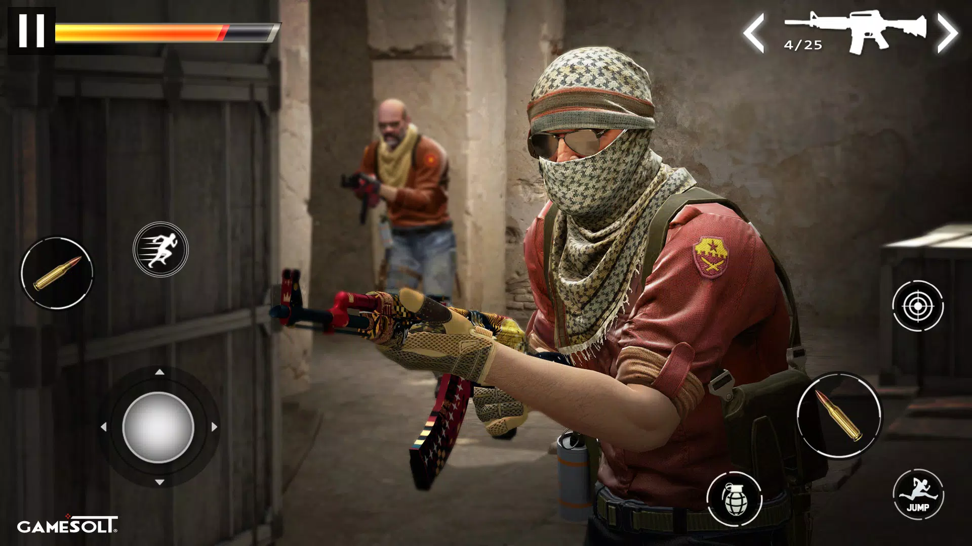 Download CS GO Mobile Armed Terrorist With Mask Wallpaper