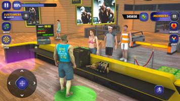 Gym simulator 3D - Gym Games poster