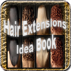 Hair Extensions Idea Book Zeichen