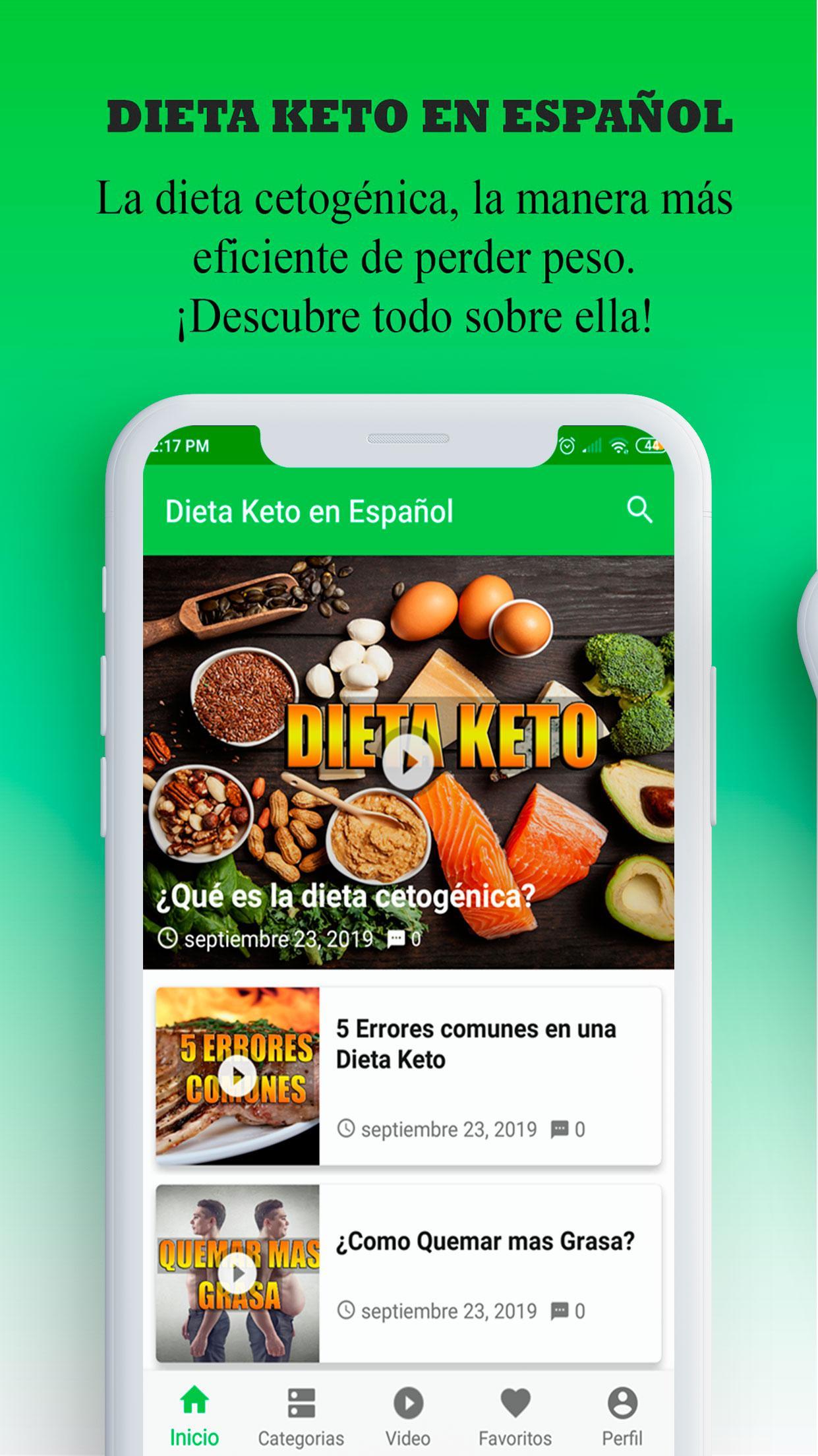 Mejor aplicación gratuita de dieta keto
