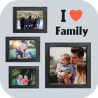 Family photo editor & frames icon