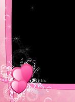 برنامه‌نما Pink Heart Frames عکس از صفحه