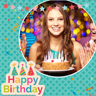 Birthday Photo Frames & Picture Frames Effects أيقونة