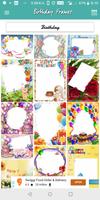 Birthday Photo Frames & Picture Frames Effects Plakat