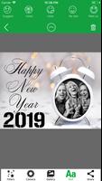 2019 Happy New Year Photo Frames & Picture Effects 스크린샷 3