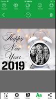 2019 Happy New Year Photo Frames & Picture Effects capture d'écran 3