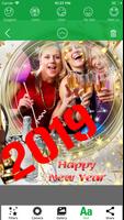 2019 Happy New Year Photo Frames & Picture Effects 스크린샷 2