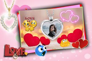 Love Locket Photo Frame plakat