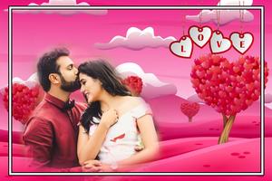 Love Valentine Photo frame captura de pantalla 1