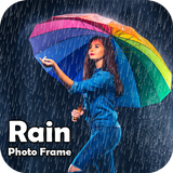 Rain photo frame icône
