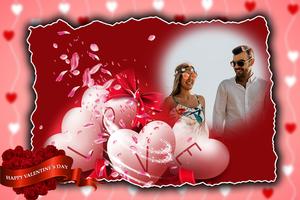 Valentine Day Photo Frame постер