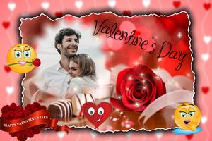 Valentine Day Photo Frame تصوير الشاشة 3