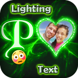 Lighting Text Photo Frames ícone