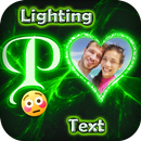 Lighting Text Photo Frames APK