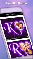 Lighting Text Photo Frames الملصق