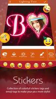 Lighting Text Photo Frames captura de pantalla 2