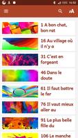 Proverbes français الملصق