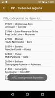 Code Postal France Ekran Görüntüsü 2