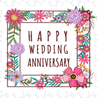 Happy Wedding Anniversary simgesi