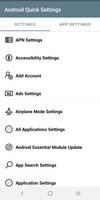 Paramètres rapides Android Affiche