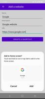 Website Shortcut Maker poster