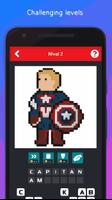 Marvel Quiz Pixel Plakat