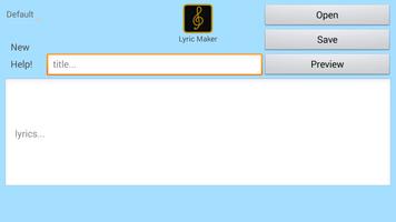 Lyric Maker تصوير الشاشة 3