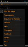 My Battery info discharge स्क्रीनशॉट 1