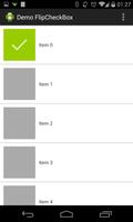Demo FlipCheckBox screenshot 1