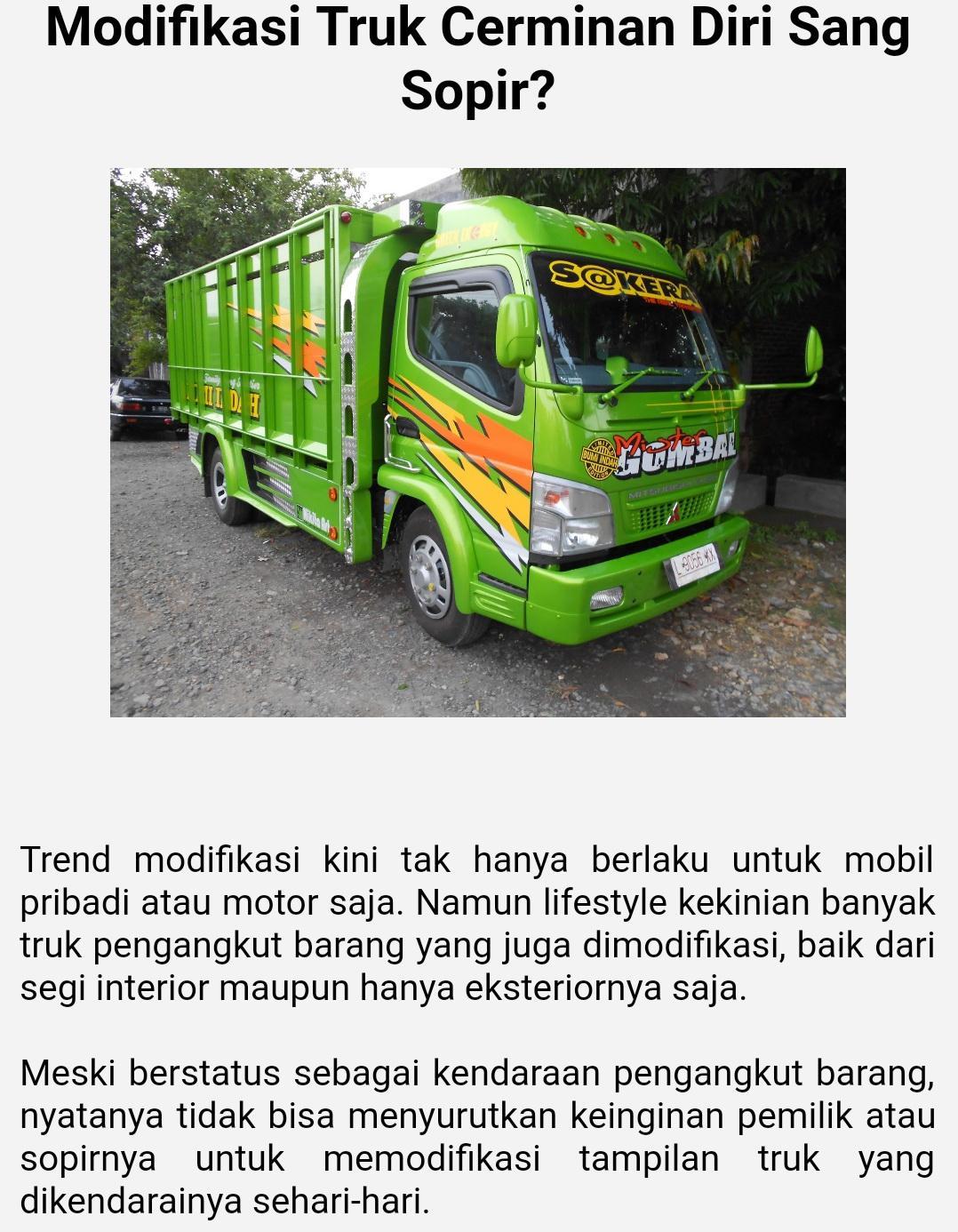 Canter Mania Truck Modifikasi For Android Apk Download