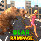 Wild Bear City Rampage: Animal Attack icône
