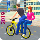 BMX Bicycle Taxi Driver 2019: Cab Sim icône