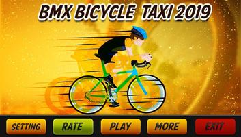 BMX Bicycle Taxi Driver 2019: Cab Sim الملصق