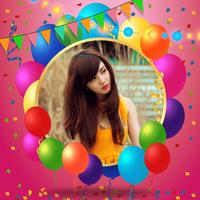 Birthday Photo Frames پوسٹر