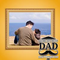 Fathers Day Photo Frames Affiche