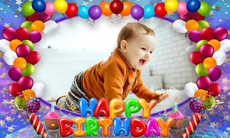 Happy Birthday Photo Frames اسکرین شاٹ 1