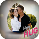 Hug Day Photo Frame-icoon