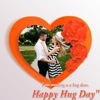 برنامه‌نما Hug Day Photo Frame عکس از صفحه