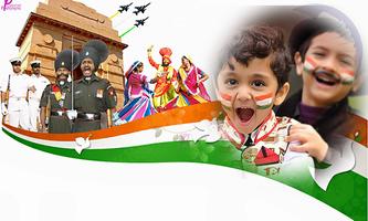 Indian Army & Defence Day Photo Frame Affiche