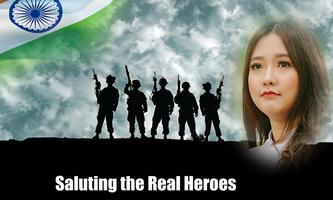 برنامه‌نما Indian Army & Defence Day Photo Frame عکس از صفحه