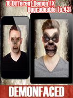 Demon Face - Scary Photo Effec-poster