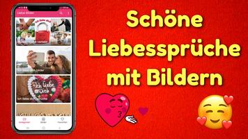 Liebessprüche mit Bilder Plakat