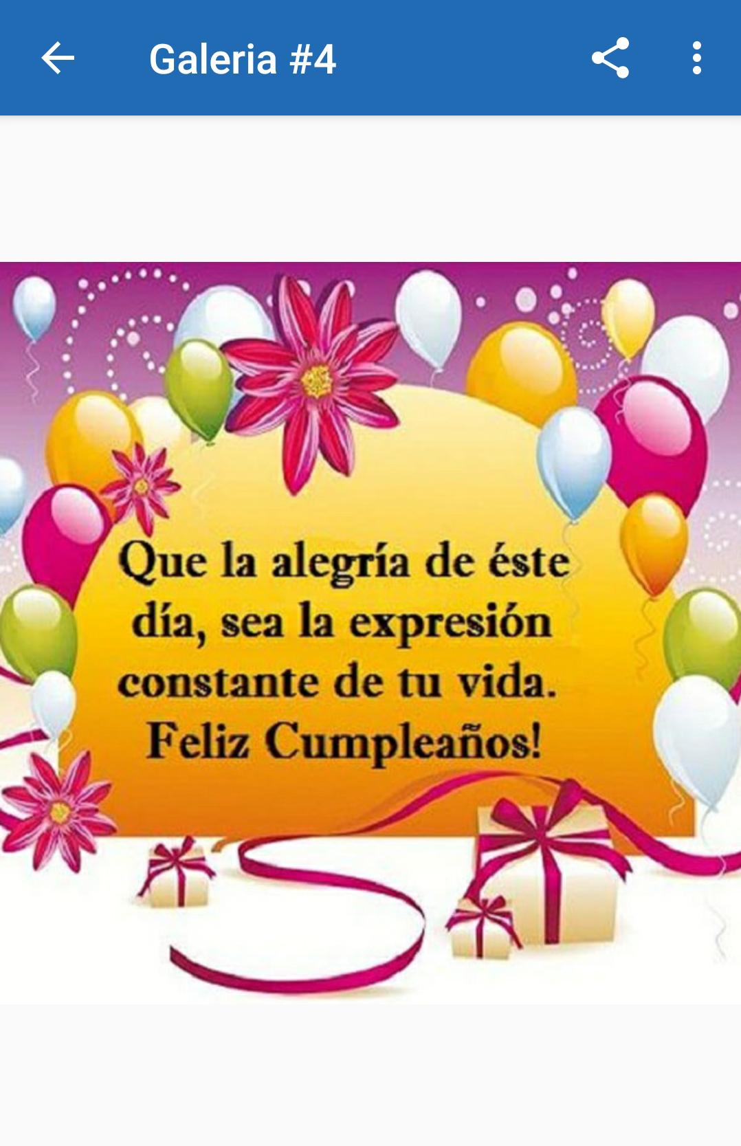 Frases bonitas de cumpleaños con imagenes 🎂 APK do pobrania na Androida