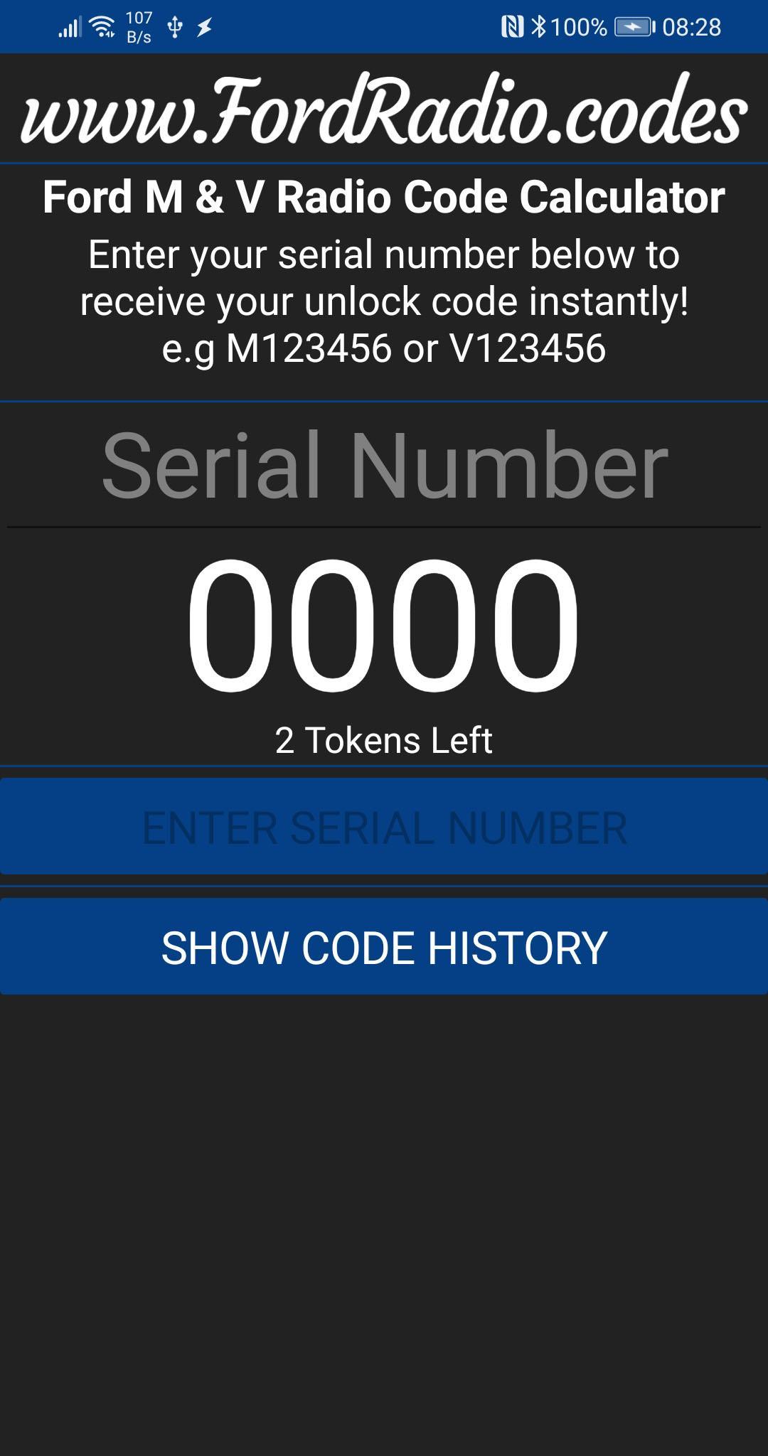 Ford M & V Serial Calculator APK for Android Download