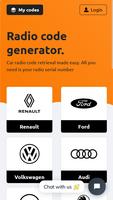 Radio Code Generator Renault & постер