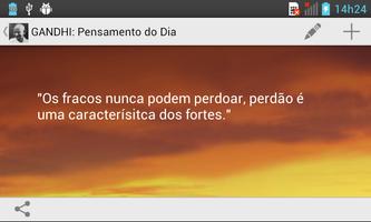 GANDHI: Pensamento do Dia اسکرین شاٹ 2
